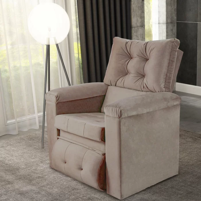 POLTRONA DO PAPAI CIA DO ESTOFADO CAPUCCINO